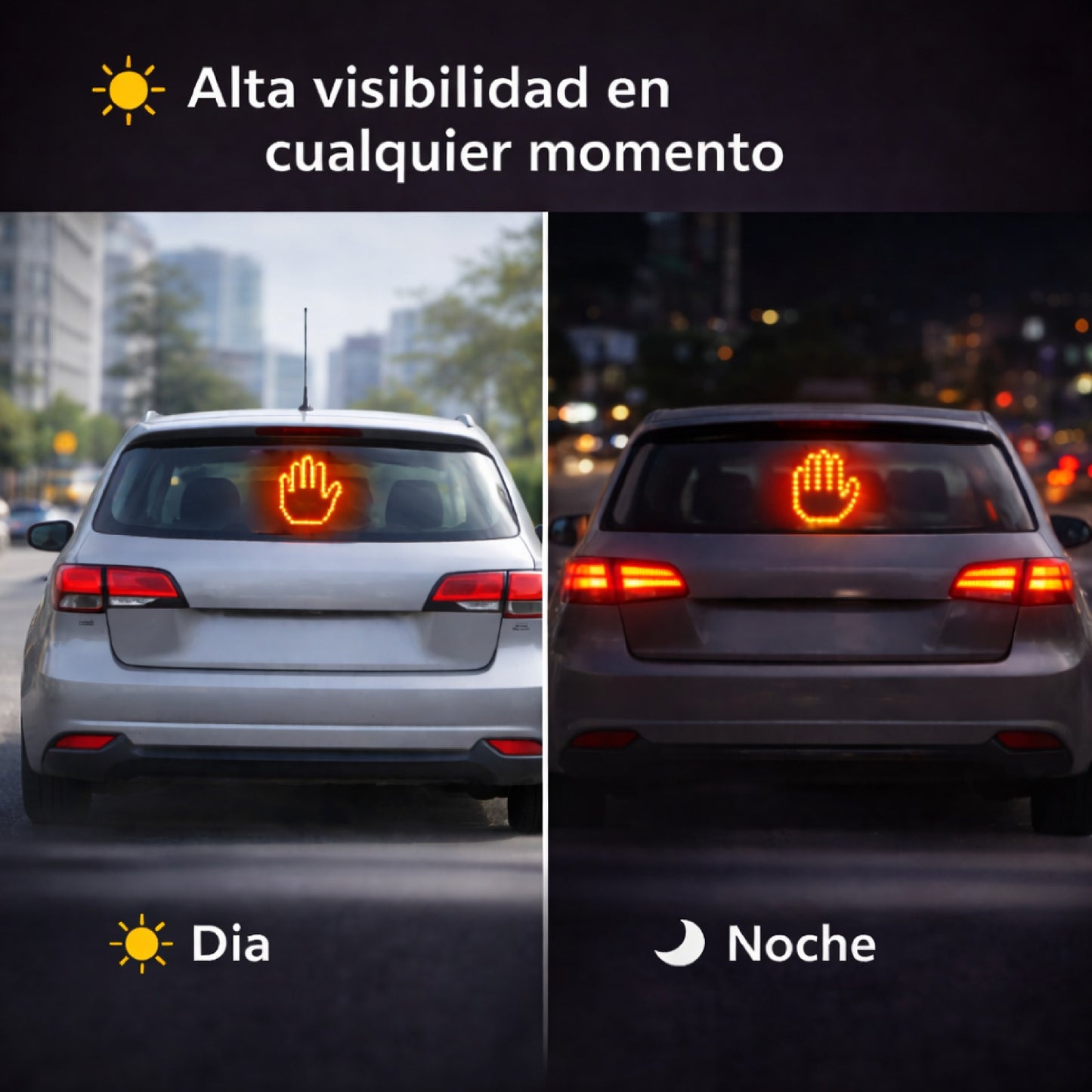 Mano LED de gestos para automóvil - El accesorio para tu vehículo que roba miradas