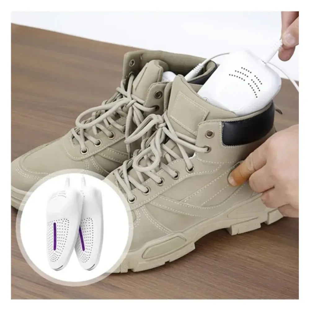 Secador eléctrico para zapatos con luz UV - Elimina el mal olor y la humedad de tu calzado