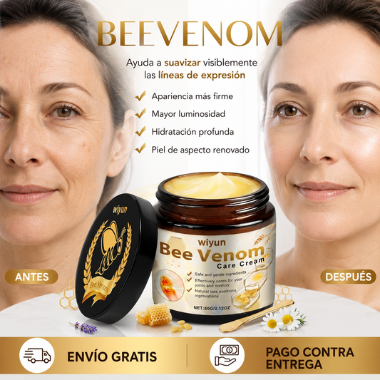 BeeVenom Skin Care Cream - Reduce visiblemente las arrugas y líneas de expresión