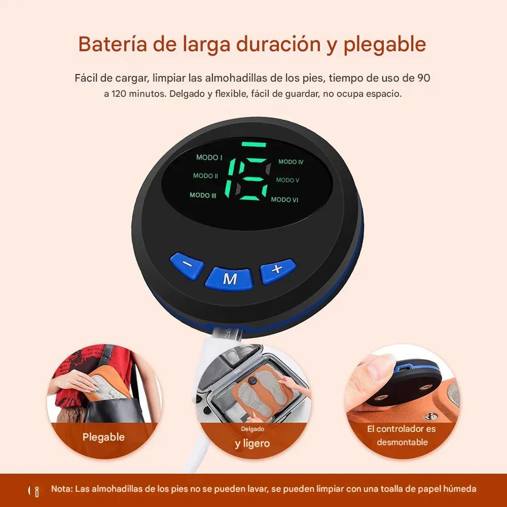 Tapete masajeador eléctrico de 32 cm de largo - Relaja los pies y mejora la circulación