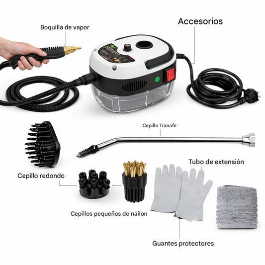 Limpiador a vapor a alta temperatura para vehículos - Limpia y protege el motor de tu vehículo