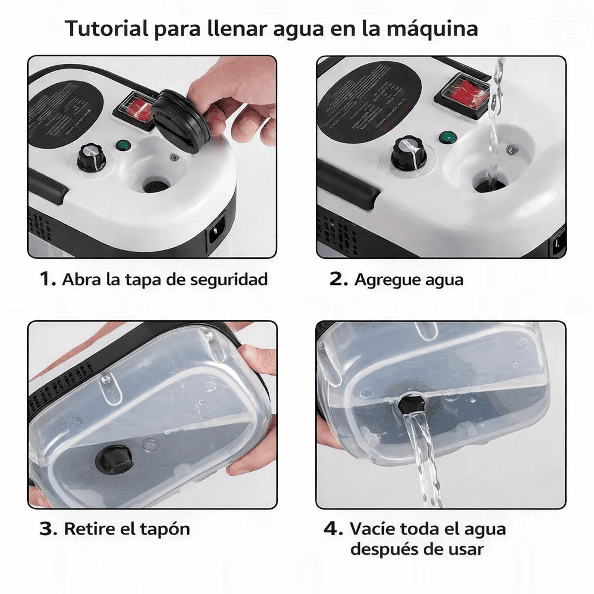 Limpiador a vapor a alta temperatura para vehículos - Limpia y protege el motor de tu vehículo