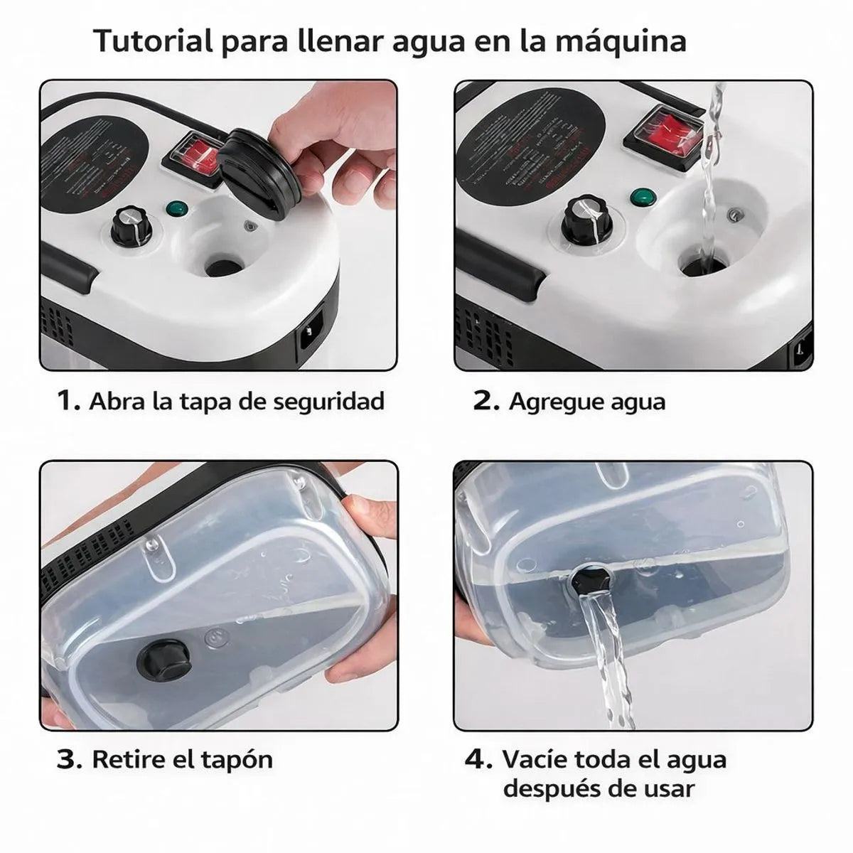 Limpiador a vapor a alta temperatura para vehículos - Limpia y protege el motor de tu vehículo